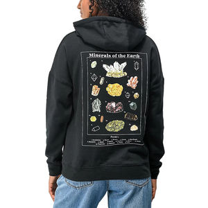 Sudaderas de algodón de alta calidad para mujer, ropa con logotipo personalizado impreso, rosa, gran tamaño, venta al por mayor, 2022 - Product Image 3