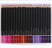 120 pièces crayons de couleur de haute qualité, ensemble de crayons de couleur de dessin d'artiste 7 pouces