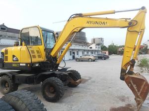 Hyundai-Excavadora de ruedas de 6 toneladas, máquina excavadora original de Corea, a la venta - Product Image 6