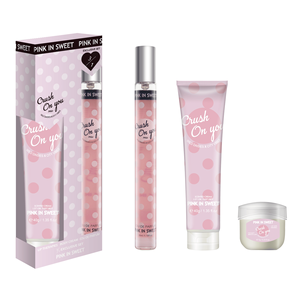 Set de Cuidado de la Piel para Mujer, Marca Original, <span class=keywords><strong>PINK</strong></span> SWEET, Perfume Floral, Terapias Labiales, Crema Corporal, Eau de Parfum, Exclusivo, Tres Piezas, 35ml - Product Image 4