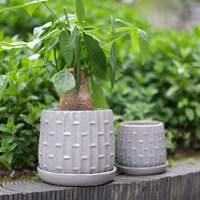 Pots de fleurs simples multicolores, décoration de la maison, pot à bonsaï européen, pot de plantes de luxe, jardinière