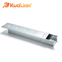 KUALIAN Goulotte de câblage moulée en acier, système de support robuste pour câbles électriques, solution industrielle de gestion des câbles