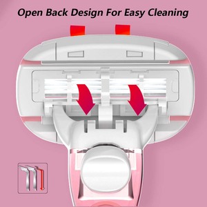 GOODMAX <span class=keywords><strong>Rasoir</strong></span> <span class=keywords><strong>intime</strong></span> à cinq lames pour <span class=keywords><strong>femme</strong></span> Rasoirs pour l'épilation avec savon intégré - Product Image 3