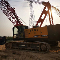 Netflix Explosion Chine SANY Grue sur chenilles d'occasion SCC550 SCC750 SANY STC50 STC75 Grue de voiture Prix 50 tonnes 75 tonnes Grue pas cher à vendre