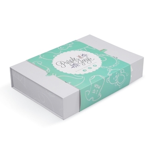 Recyclable Baby Keepsake <b>Memory</b> Gift <b>Box</b> Set with Notebook Accessories for Newborn Baby Gifts - Product Image 3