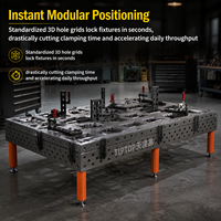 Table de soudage 3D robuste, banc de travail modulaire pour la fabrication de métaux de précision