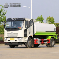 Camion-citerne multifonctionnel FAW Jiefang 4x2 6x4 12000L pour arrosage routier et lutte contre la poussière