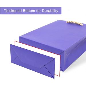 <b>Gift</b> <b>Small</b> Square Bottom Paper Bags With Handles Eco-friendly Durable Bags Food Grade Multi-purpose High Load-bearing Paper Bag - Product Image 4