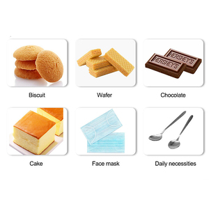 Thực phẩm chân không Cookie máy ngang wrapper Sandwich hoàn toàn tự động đa chức năng hiệu quả cao phim nhựa máy giấy - Product Image 5