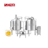 Hermann 1000L tout-en-un 300 l système de brasserie artisanale 150L équipement de brassage de bière avec pompe comme composant de base