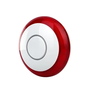 Módulo de alarma estroboscópica de sirena Zwave, sistema de seguridad inalámbrico para el hogar, alerta de luces Led de 120db, fácil instalación, batería de respaldo, Sensor de sirena