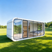 Ninenos Maison conteneur capsule spatiale carrée détachable de 40 pieds – Design moderne respirant et mobile pour usage résidentiel