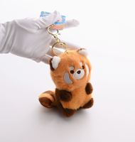 Nouveau produit très demandé : Porte-clés en peluche Panda Rouge, Porte-clés en peluche Panda personnalisé, Porte-clés en peluche Panda mignon
