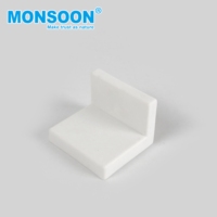 Support d'étagère invisible pour armoire d'angle triangulaire standard, quincaillerie de meubles, avec connecteur en plastique, type de produit