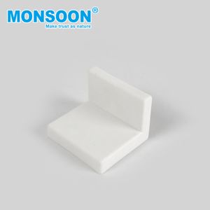 أثاث خزانة الملابس الزاوية المثلثة القياسية الأجهزة غير مرئية دعم الرف مجلس الوزراء مع البلاستيك موصل قوس نوع المنتج - Product Image 2