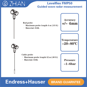 เซ็นเซอร์วัดระดับแบบเรดาร์เกรดอุตสาหกรรม Endress+Hauser E+H FMP50 พร้อมเทคโนโลยี Guided Wave Guided Golf - Product Image 1