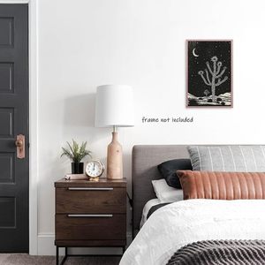 Western Desert Landscape Wall Art Prints Joshua Tree <span class=keywords><strong>Block</strong></span> Poster,Boho Southwestern Wall Decor - Product Image 3