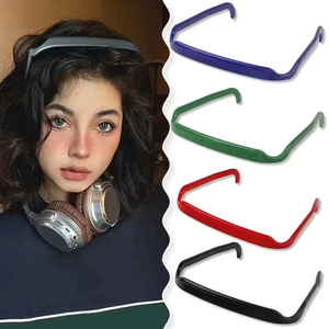 Square Invisible Hairband Curly Hair Thick <b>Headbands</b> <b>for</b> <b>Women</b>,Medium Thick <b>Headbands</b> <b>for</b> <b>Women</b> Plastic <b>Headbands</b> Curly Hair - Product Image 6