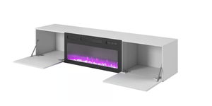 <span class=keywords><strong>Meuble</strong></span> <span class=keywords><strong>TV</strong></span> et support mural pour <span class=keywords><strong>cheminée</strong></span> électrique blanche moderne pour salon et chambre à coucher - Product Image 3