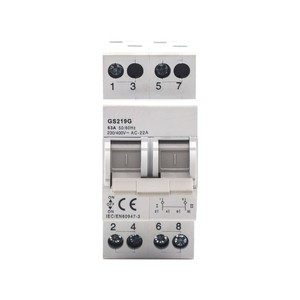 Interrupteur de transfert manuel miniature Mlf sur rail DIN 2P63A, isolation de double alimentation pour usage familial - Product Image 5