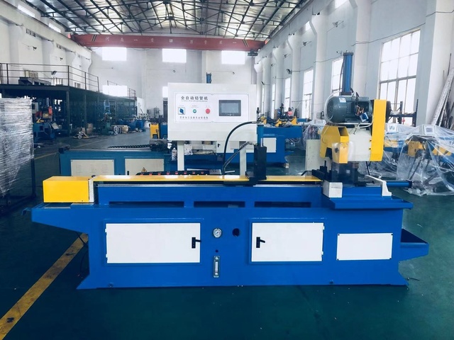 Automatic Stainless Steel & Aluminum Pipe Cutting Machine with Engine & Bearing