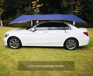 Chất Lượng Cao Hoàn toàn Tự Động Xe Tán Mùa Hè Oxford Vải Dù Để Che Nắng Ô Di Động Mặt Trời Bảo Vệ Bìa - Product Image 1