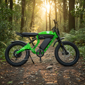 Nuova Bici Elettrica da Cross Verde 2026 con Freni a Disco Idraulici e Schermo Orizzontale, 21000W, Alta Velocità, Disponibile negli USA - Product Image 1