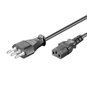 Cavo di alimentazione per PC C13F con spina italiana a 3 pin, lunghezza 1,5 metri per connettività PC - Product Image 3