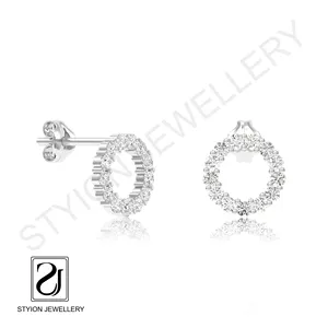 Fashion 925 Sterling Silver Stud Earings for Womens Available at Wholesale Price from Indian Exporter and Manufacturer