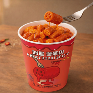 Tteokbokki épicé coréen de haute qualité, fabriqué en Corée, prêt à la consommation, idéal pour la vente en gros et la livraison en vrac. - Product Image 4