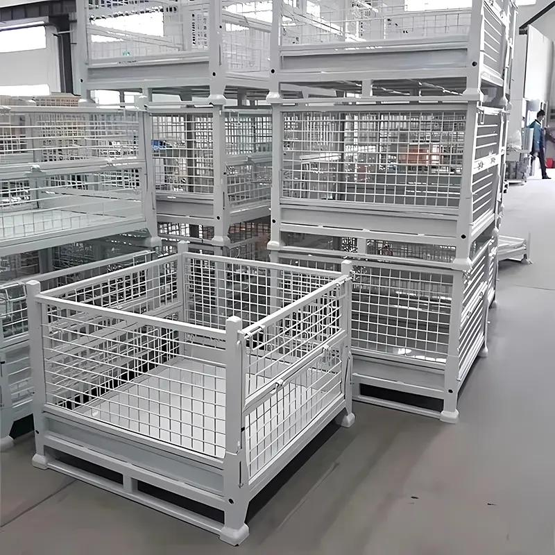 Di động an toàn xe nâng di chuyển vật liệu xử lý lưu trữ kim loại Pallet hộp container