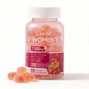 Complément alimentaire féminin en gommes à l'extrait naturel <span class=keywords><strong>de</strong></span> canneberge avec probiotiques et vitamines pour femmes, pour le nettoyage <span class=keywords><strong>de</strong></span> la vessie - Product Image 1