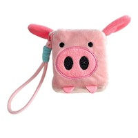 Porte-clés en peluche créatif et moelleux, en forme de cochon, chien, grenouille, pendentif de sac, petit cadeau de mariage
