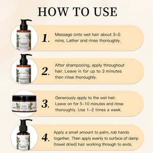 Sets <span class=keywords><strong>de</strong></span> Champú y Acondicionador para el Crecimiento del Cabello con Aceite <span class=keywords><strong>de</strong></span> Argán y Aloe Vera Orgánico <span class=keywords><strong>de</strong></span> Arroz, Voluminizador y Anticaspa, Sin Sulfatos, <span class=keywords><strong>de</strong></span> Marca Privada - Product Image 6
