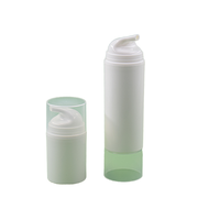 Botol Pompa Kosmetik Silinder PP 50ML dengan Desain Cetak Layar Warna Kustom, Pompa Semprot & Tutup Mudah Dibuka