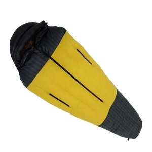 LLOYDBERG Sac de couchage momie imperméable ultraléger en duvet de canard - Tissu polyester nylon 4 saisons pour temps <span class=keywords><strong>froid</strong></span> lavable 1 <span class=keywords><strong>poche</strong></span> intérieure - Product Image 1