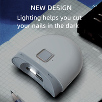 Coupe-ongles électrique automatique rechargeable USB coupe-ongles avec personnalisation du support de la lumière