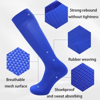 Chaussettes de football de compression en gros à pression graduée, respirantes, pour le soutien musculaire, avec logo personnalisé, faible MOQ, vente en gros