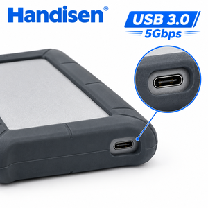 กล่องใส่ฮาร์ดดิสก์แบบ USB พร้อมสายเคเบิล ฮาร์ดดิสก์ 500GB สำหรับแล็ปท็อป กล่องใส่ฮาร์ดดิสก์ภายนอกแบบซิลิโคน ขนาด 2.5 นิ้ว  ซิลิโคนเคสฮาร์ดดิสก์  อะแดปเตอร์ NVMe เป็น SATA ขนาด 2.5 นิ้ว - Product Image 1