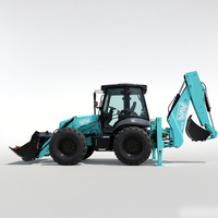 Chargeuse-pelleteuse 388H, capacité 2,5t, chargeuse sur pneus diesel robuste avec moteur haute puissance, garantie 1 an