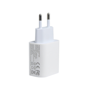 อุปกรณ์ป้องกันคลื่นแม่เหล็กไฟฟ้า PD20W EU อะแดปเตอร์แปลงไฟแบบสองพอร์ต USB A+C ชาร์จเร็ว ปลอดภัย ป้องกันการรบกวน - Product Image 1