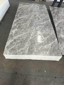 Feuille UV brillante élevée de PVC de marbre pour la décoration de mur - Product Image 2