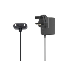 UK-Stecker 9V 12V 2A Netzteil mit Rechtwinkligem Magnetischem Anschluss USB Typ-C Abgeschirmt für LED-Lichtkabel