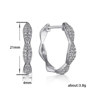 Orecchini a Cerchio Semplici per Donne, Accessori per Orecchie alla Moda per Uso Quotidiano - Product Image 4
