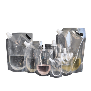 Bolsas Transparentes con Boquilla para Líquidos, Agua, Jugos y Bebidas, Bolsas de Plástico con Boquilla para Exprimir, 250 ml, 500 ml - Product Image 4