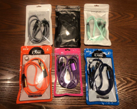 Câble de charge rapide 6A tressé en nylon USB-A 4-en-1 (2xType-C/Micro/iOS) de 1,2 m pour ordinateur, imprimante et appareil photo, conducteur en cuivre pur