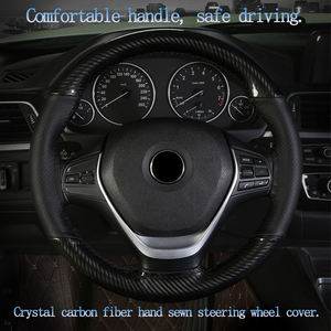 Housse de <span class=keywords><strong>volant</strong></span> de <span class=keywords><strong>voiture</strong></span> sport à blocs de couleur, adaptée à toutes les saisons, avec housse de <span class=keywords><strong>volant</strong></span> cousue à la main. - Product Image 2