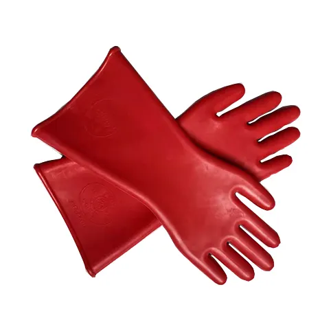 Hot selling industrial safety insulating power operation rubber insulating gloves 10kv