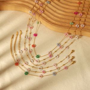 Conjunto de collar con diseño de herradura, acero inoxidable chapado en oro con circonitas micro pave, ajustable, hipoalergénico, joyería. - Product Image 1
