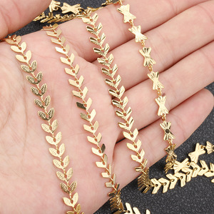 Embossed Arrow Airplane Butterfly <b>Necklace</b> <b>Chain</b> | 18K PVD Gold Stainless Steel Clavicle <b>Chain</b> Jewelry Accessory - Product Image 1